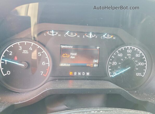 1FTEX1EP0PKD51308 2023 FORD F150 Серебряный Вид щитка приборов
