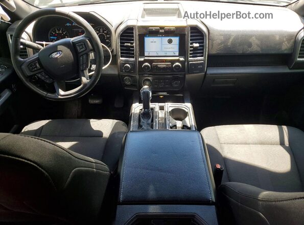 1FTEX1EP1GFB10091 2016 FORD F150 Black წინა პანელის ხედი