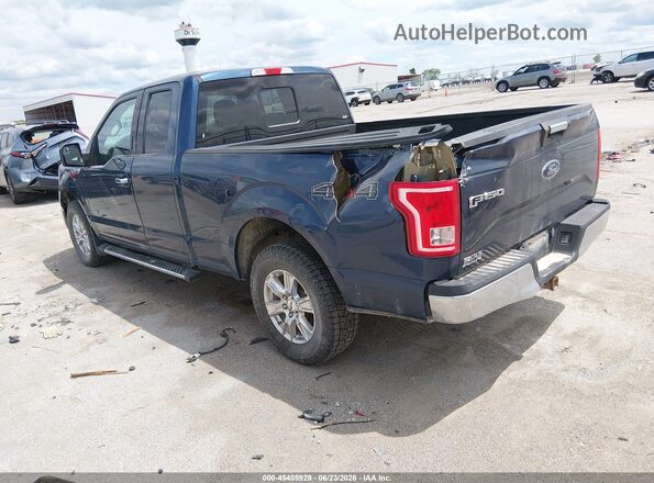 1FTEX1EP1GKF67796 2016 FORD F150 Blue Հետևի ձախ