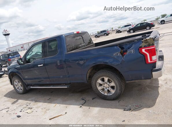 1FTEX1EP1GKF67796 2016 FORD F150 Blue Սալոնի 360 աստիճան տեսք