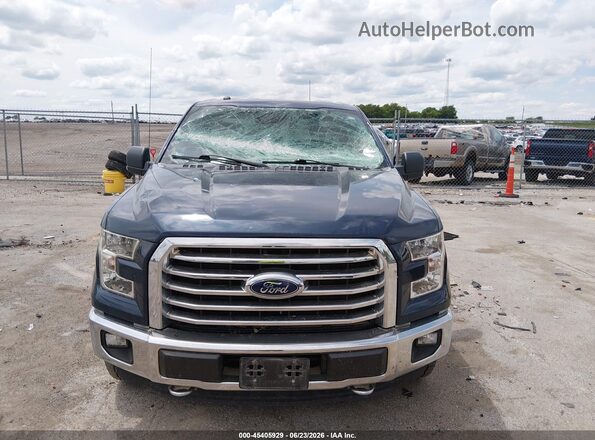 1FTEX1EP1GKF67796 2016 FORD F150 Blue Սարքավորումների վահանակի տեսք