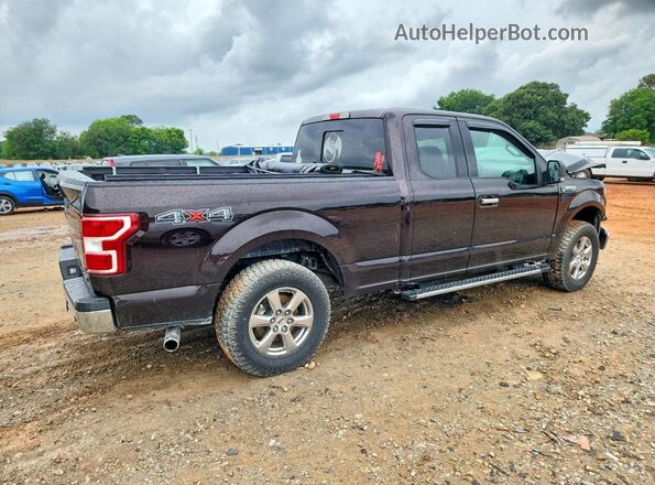 1FTEX1EP1JFC14054 2018 FORD F150 Burgundy Задня права чверть