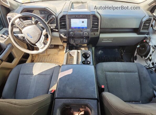 1FTEX1EP1KFB99976 2019 FORD F150 Белый Вид панели приборов