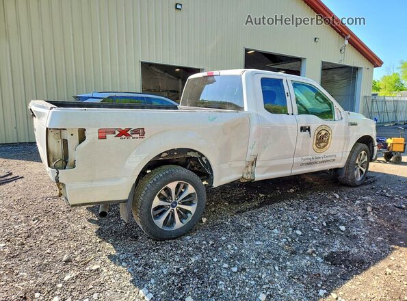 1FTEX1EP1KFB99976 2019 FORD F150 Белый Задняя правая четверть