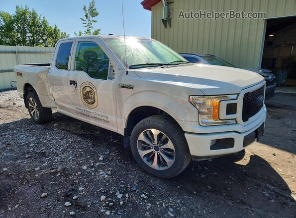 1FTEX1EP1KFB99976 2019 FORD F150 Белый Передняя правая четверть