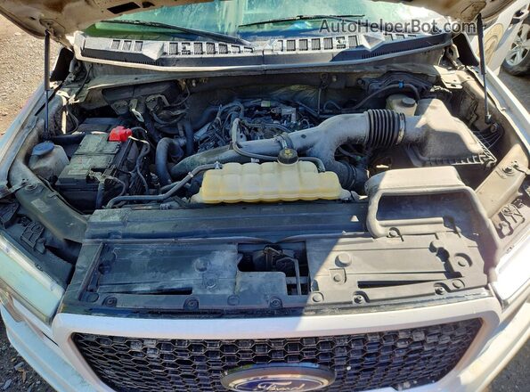 1FTEX1EP1KFB99976 2019 FORD F150 Белый Вид задней части салона