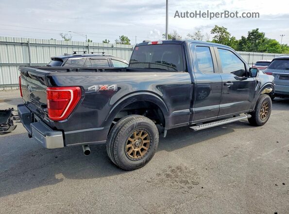 1FTEX1EP1MKE91203 2021 FORD F150 Black უკანა მარჯვენა