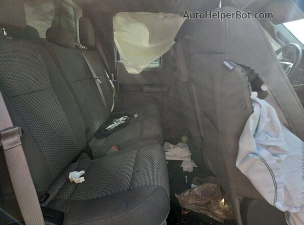1FTEX1EP2JFA27129 2018 FORD F150 Silver Rear seats view