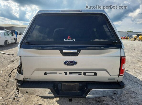 1FTEX1EP2JFA27129 2018 FORD F150 Silver Rear view