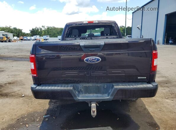 1FTEX1EP2JFB99287 2018 FORD F150 Brown Widok z tyłu