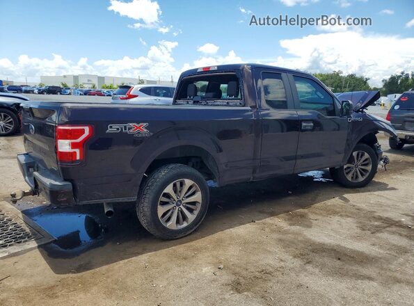 1FTEX1EP2JFB99287 2018 FORD F150 Brown Tył prawy