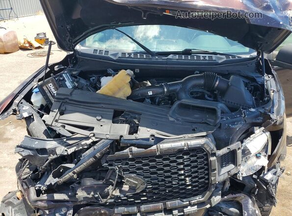 1FTEX1EP2JFB99287 2018 FORD F150 Brown Widok wnętrza z tyłu