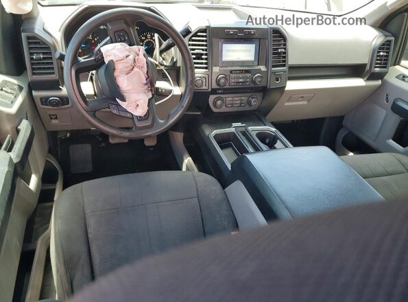 1FTEX1EP2JFB99287 2018 FORD F150 Brown Widok deski rozdzielczej