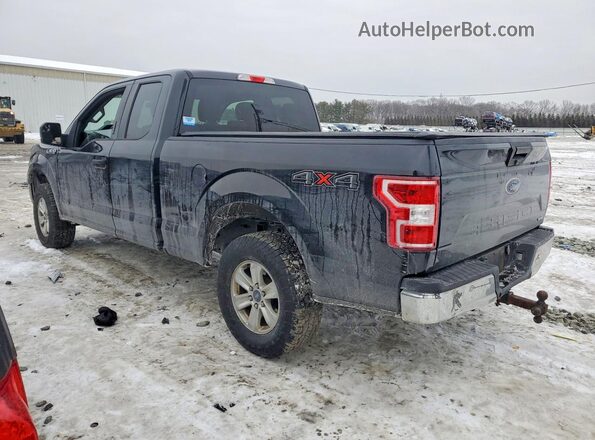 1FTEX1EP2JFC75512 2018 FORD F150 Black უკანა მარცხენა