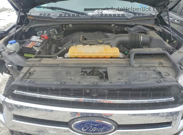 1FTEX1EP2JFC75512 2018 FORD F150 Black უკანა სალონის ხედი