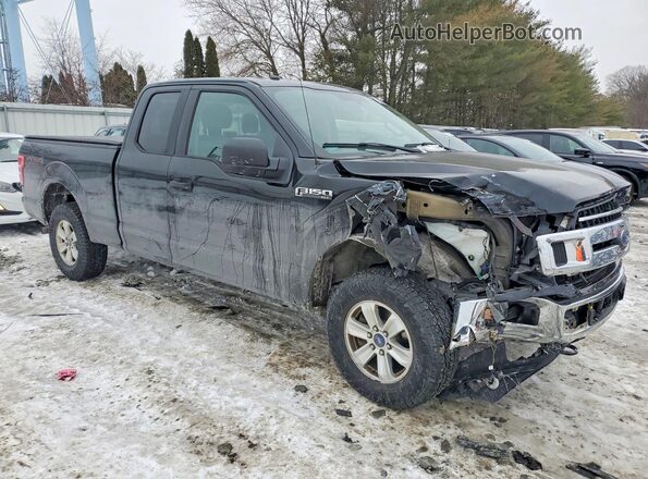 1FTEX1EP2JFC75512 2018 FORD F150 Black წინა მარჯვენა