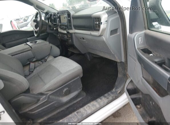 1FTEX1EP2NKF30737 2022 FORD F150 White Widok wnętrza z przodu