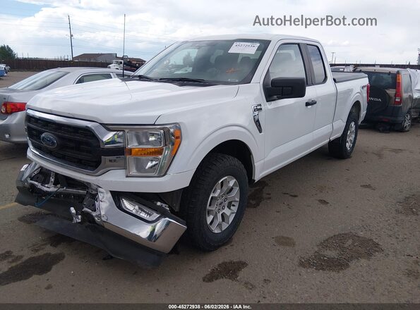 1FTEX1EP2NKF30737 2022 FORD F150 White Przód lewy