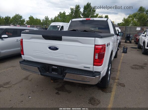 1FTEX1EP2NKF30737 2022 FORD F150 White 