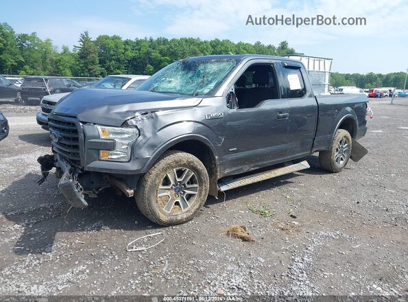 1FTEX1EP4GFB06682 2016 FORD F150 Gray Przód lewy