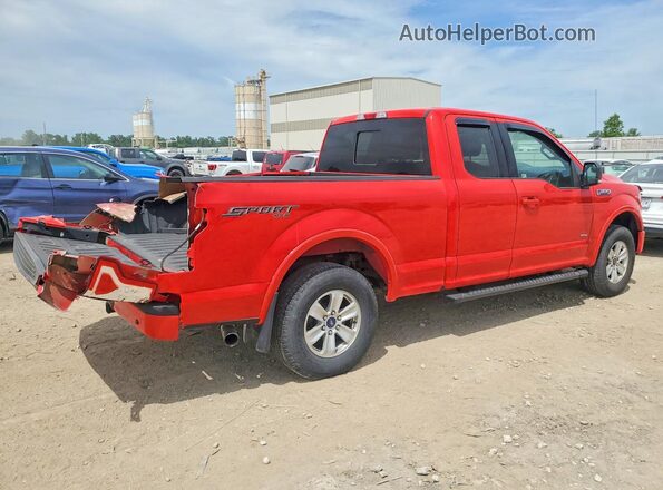 1FTEX1EP4GKF07477 2016 FORD F150 Red 