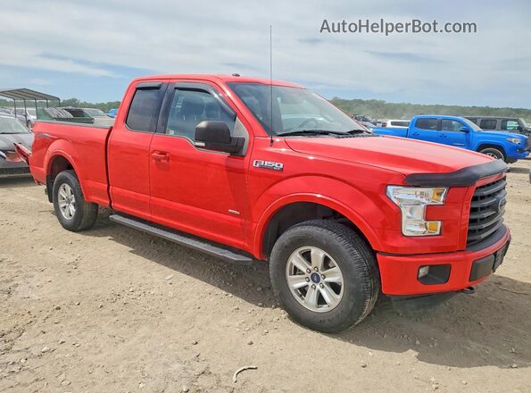 1FTEX1EP4GKF07477 2016 FORD F150 Red 