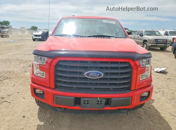 1FTEX1EP4GKF07477 2016 FORD F150 Red 