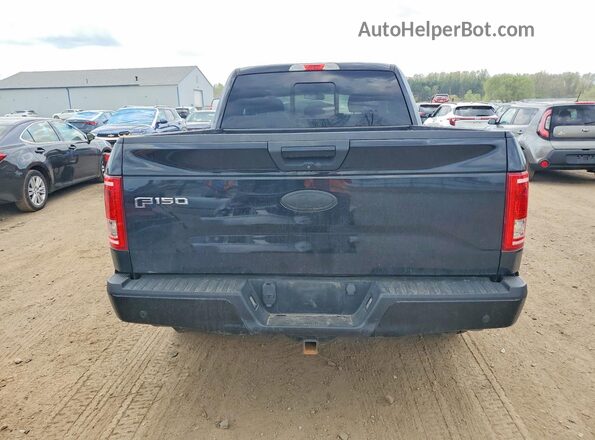 1FTEX1EP4HFC12177 2017 FORD F150 Black Вид ззаду