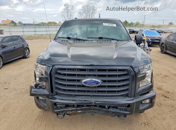 1FTEX1EP4HFC12177 2017 FORD F150 Black Вид спереду