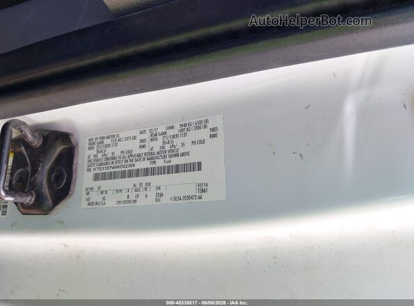 1FTEX1EP4HKD02369 2017 FORD F150 White Engine compartment view