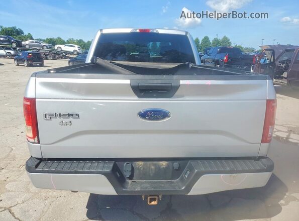 1FTEX1EP4HKD70610 2017 FORD F150 Gray Rear view