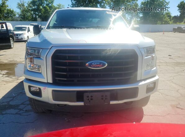 1FTEX1EP4HKD70610 2017 FORD F150 Gray Front view