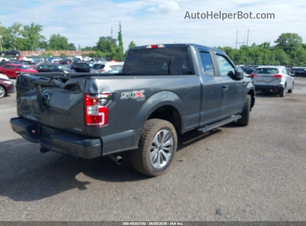 1FTEX1EP4JFA75893 2018 FORD F150 Gray უკანა მარჯვენა