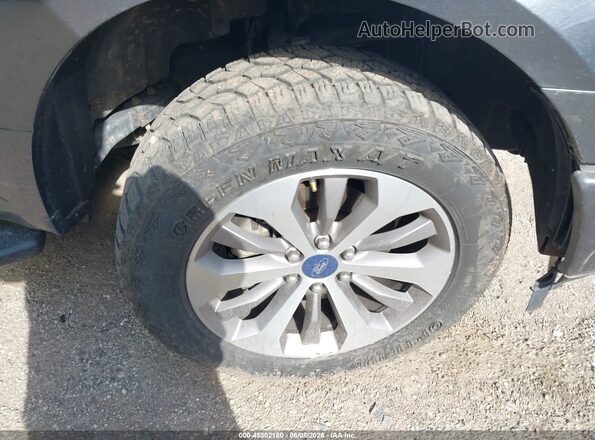 1FTEX1EP4JFA75893 2018 FORD F150 Gray ხელსაწყოთა პანელის ხედი