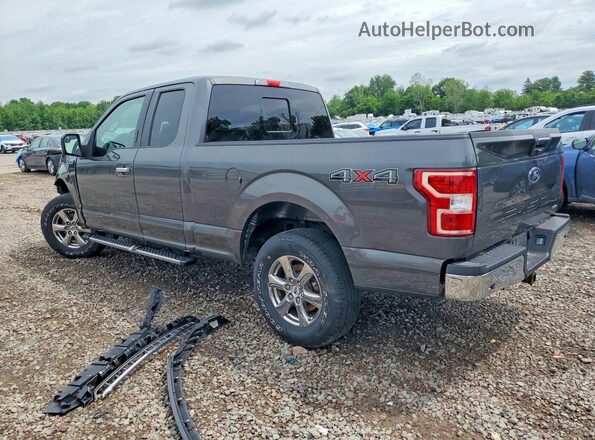 1FTEX1EP4JKG07926 2018 FORD F150 Gray 