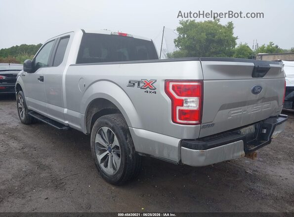 1FTEX1EP4KFB32112 2019 FORD F150 Silver Tył lewy