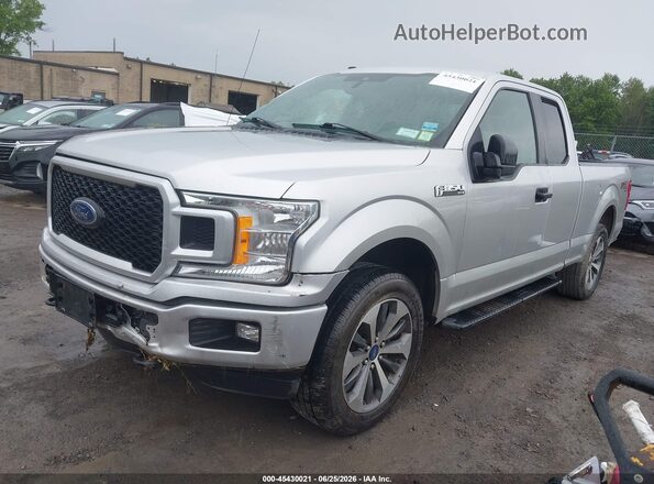 1FTEX1EP4KFB32112 2019 FORD F150 Silver Przód lewy