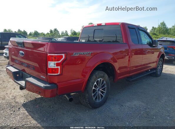 1FTEX1EP4LFB96734 2020 FORD F150 Red უკანა მარჯვენა