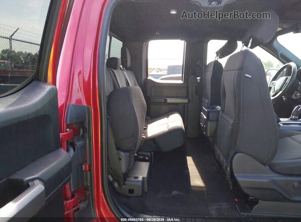 1FTEX1EP4LFB96734 2020 FORD F150 Red VIN კოდის სტიკერის ხედი