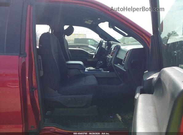 1FTEX1EP4LFB96734 2020 FORD F150 Red წინა სალონის ხედი