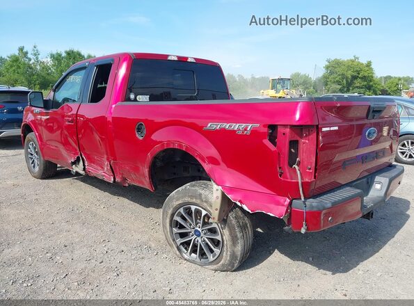 1FTEX1EP4LFB96734 2020 FORD F150 Red უკანა მარცხენა