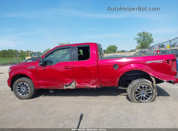 1FTEX1EP4LFB96734 2020 FORD F150 Red 