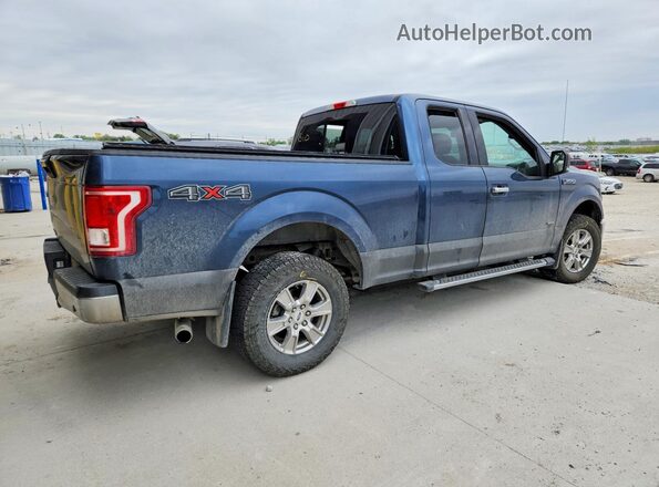 1FTEX1EP5HFA33713 2017 FORD F150 Blue 