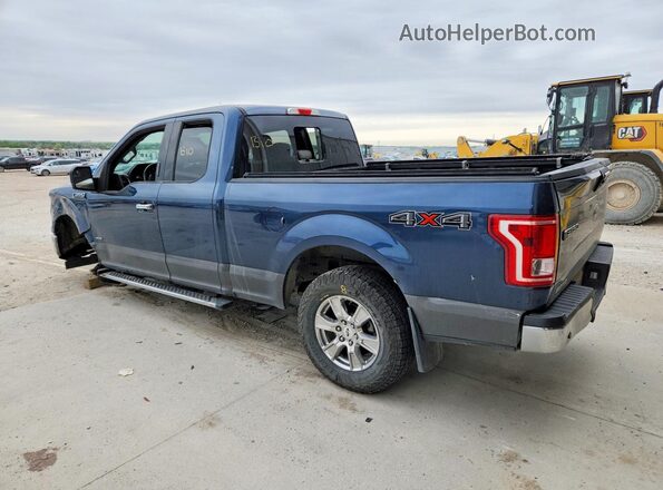 1FTEX1EP5HFA33713 2017 FORD F150 Blue 