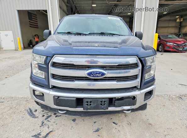 1FTEX1EP5HFA33713 2017 FORD F150 Blue 