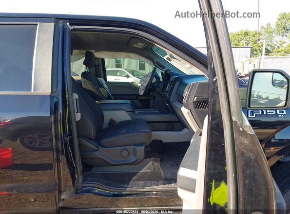 1FTEX1EP5HFC19171 2017 FORD F150 Black Vista interior delantera