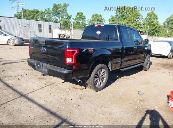 1FTEX1EP5HFC19171 2017 FORD F150 Black Trasero derecho