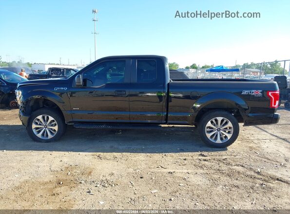 1FTEX1EP5HFC19171 2017 FORD F150 Black Vista interior de 360 grados