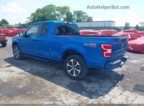 1FTEX1EP5LFC15548 2020 FORD F150 Синий Задняя левая четверть