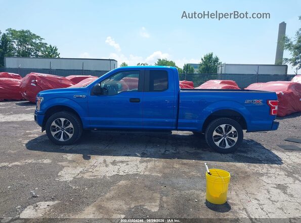 1FTEX1EP5LFC15548 2020 FORD F150 Синий Панорамный вид салона 360°